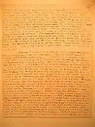 Manuscrit autographe.