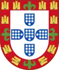 Armoiries du royaume de Portugal de 1385 à 1485