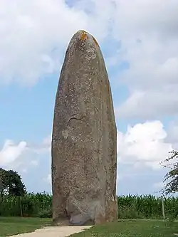 Image illustrative de l’article Menhir de Champ-Dolent