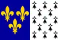 Le drapeau héraldique de Brest : drapeau brestois le plus utilisé actuellement.