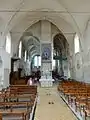 Nef, vue vers l'est.