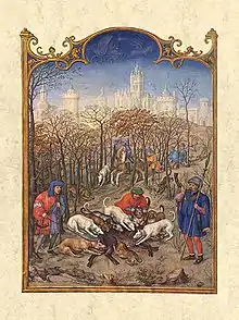 le mois de décembre, fol. 13v.