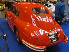 Vue arrière de la Superleggera