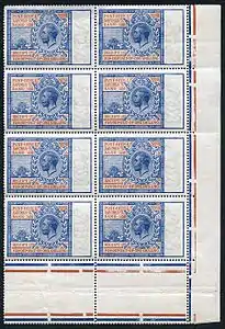 Savings stamps (en) britanniques de 1920.