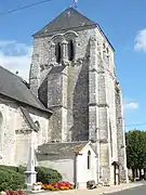 Le clocher de l'église Notre-Dame.