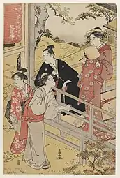 Maison de thé au temple Sankoin, Yotsuya (Yotsuya, Sankoin Keidai Cha-ya no Uchi?)