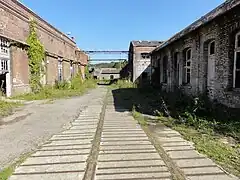 Un ancien accès ferroviaire.