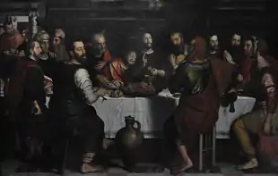 La Cène, 1562, 146,5 x 230,5 cm, Eglise Notre-Dame, Bruges, Bruges