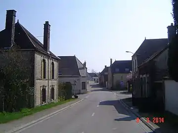 Entrée nord-est du village.