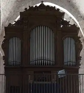 Buffet de l'orgue.