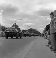 Parade de la BGS (les véhicules montrés sont des Mowag MR 8 (en)).