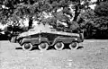 Vue de profil d'un Sd.Kfz. 231 (8 roues) de la division  "Hermann Göring" (Russie, Janvier 1942)
