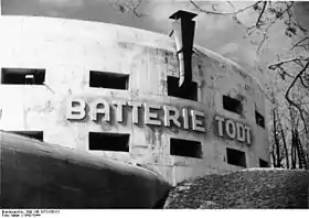 La batterie Todt.