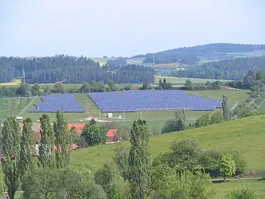 Centrale solaire de Bušanovice, 2007.