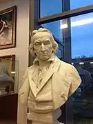 Buste de Jacquard par C.M. Iguel à La Piscine (musée).