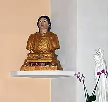 Le buste-reliquaire de saint Laurent