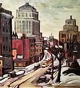 Côte du Beaver Hall, Kathleen Morris, 1936, Musée Glenbow, Calgary