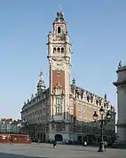 Nouvelle bourse ou chambre de commerce de Lille.