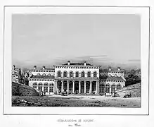 Gare de la rue verte à Rouen.