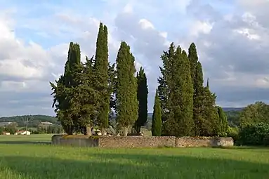 Le cimetière protestant.