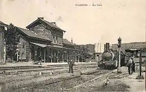 La gare vers 1900