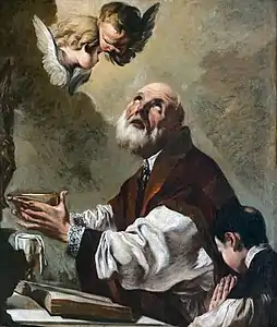 La communion de saint Philippe Neri par Giuseppe Angeli