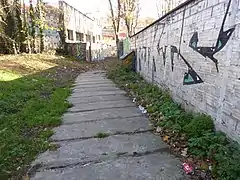 Cachan Bièvre recouverte rue Cousté.