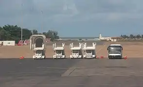 Escaliers aéroportuaire.