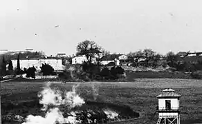Hameau du vieux Cagnac, 1908 (agrandissement de la photo).