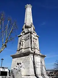 Monument aux morts de la guerre franco-allemande de 1870.