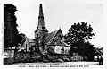 Calan ː l'église paroissiale de la Trinité vers 1930 (carte postale).