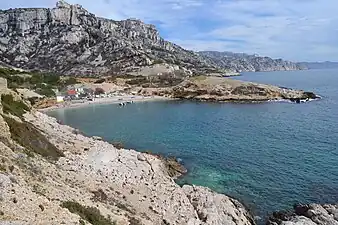 Le calanque de Marseilleveyre.