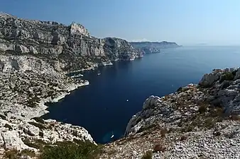 La calanque de Morgiou.