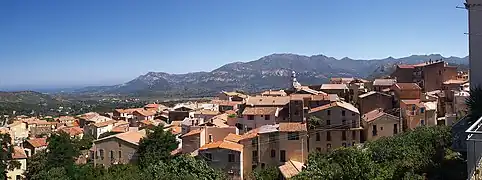 Regard sur le Golfe de Calvi.
