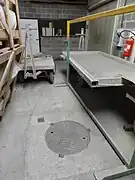 La tête de puits matérialisée dans son environnement.