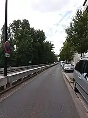 Quai Sénard, avec le quai Bellevue à gauche