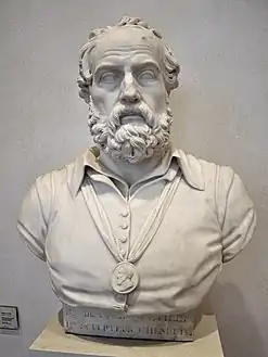 Buste du peintre et sculpteur Pierre de Francqueville (1548-1615)