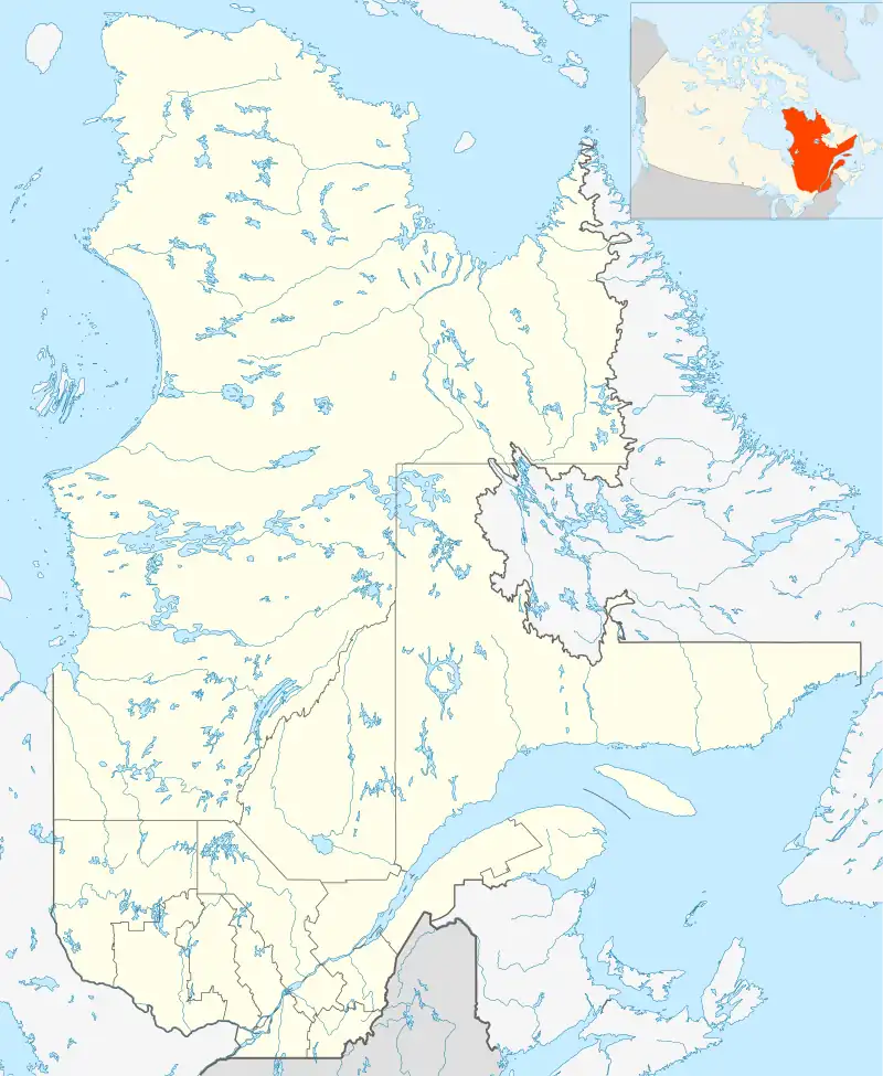 (Voir situation sur carte : Québec)