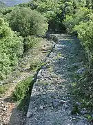Canal de la Siagne couvert.