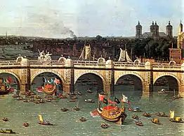Pont de Westminster (détail)1746