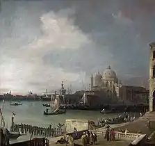 Canaletto, L'Entrée du Grand Canal.