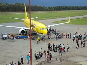 Un Boeing 737-800 de Canjet à Golosón en 2010