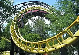 Canobie Corkscrew à Canobie Lake Park