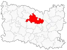 Localisation du canton de Saint-Just-en-Chaussée.