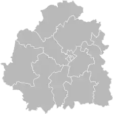 La carte des cantons de l'Indre.