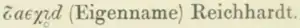 Reichhardt transcrit ꭋɑϵχꭋ̥d (avec une majuscule initiale) dans Kürsten et Bremer 1910.