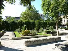 photographie des vestiges du couvent des capucins à Belfort
