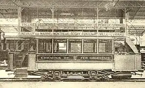 Motrice  impériale « type 54 places ».