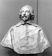 François Duquesnoy,  Buste du cardinal Maurice de Savoie, 1636.