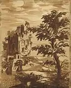 Una casa in rovina XVIIIe siècle